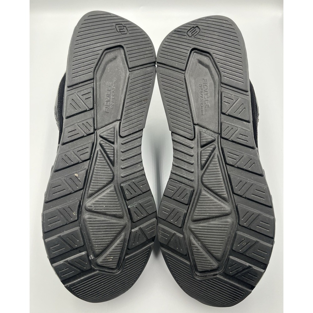 FitVille Rebound Core V1 Mens 15EEW Black Extra Wide Walking Sneakers - Picture 6 of 12